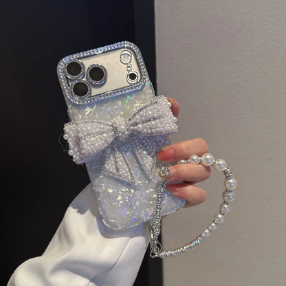 パールリボンビジュー iPhoneケース (全2色) トレンド・ガーリー #261232
