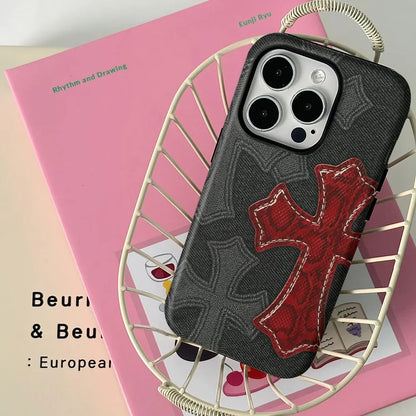 【クロスコレクション】十字架 クロスプリント スマホケース｜iPhone対応 #240726