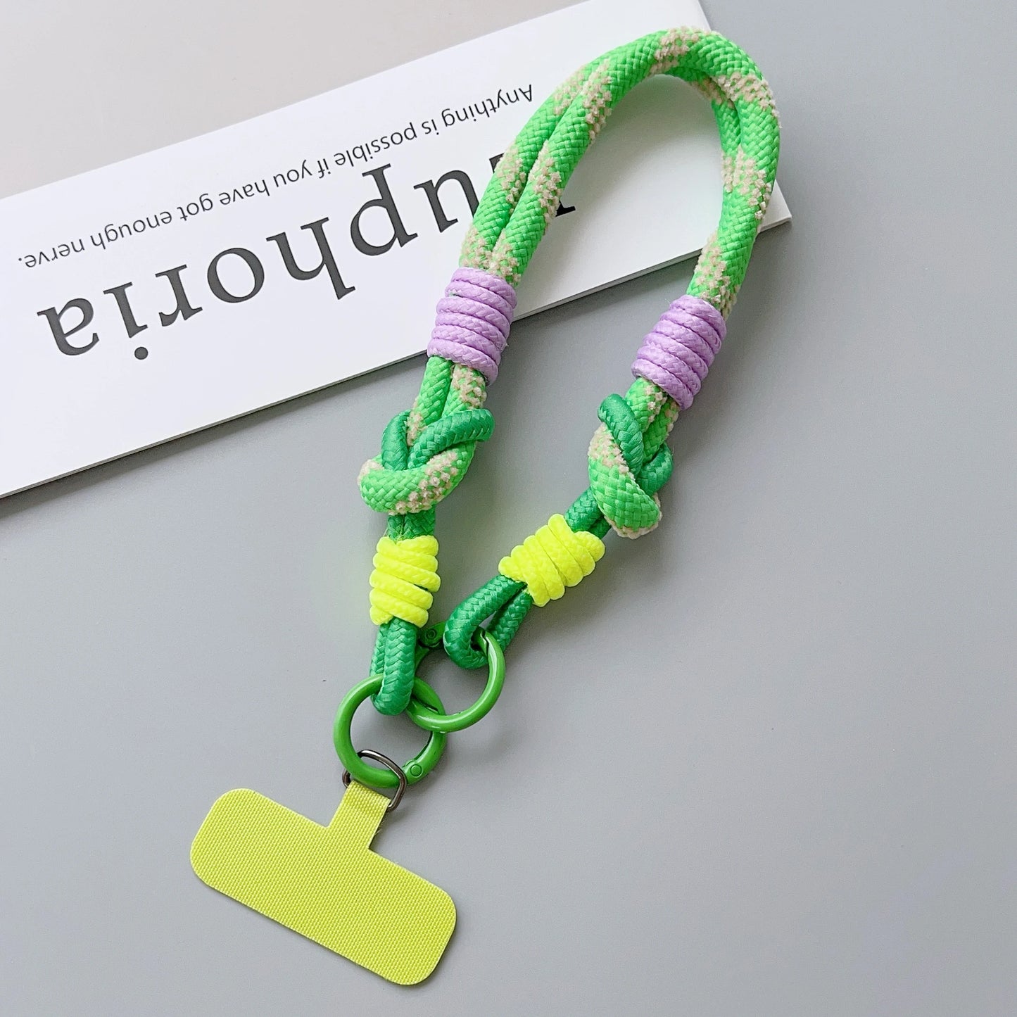 【ストラップ】パステルカラー ロープストラップ