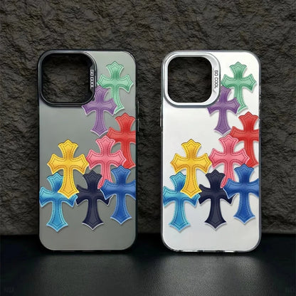 カラフルクロス パッチワークデザイン｜iPhone対応 #260123
