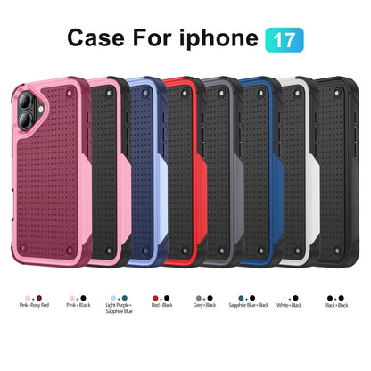 グリップデザイン 耐衝撃 iPhoneケース｜滑り止めバックパネル #240107