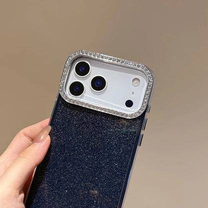 【キラキラシリーズ】ラインストーン付きグリッター スマホケース｜iPhone対応 #251116