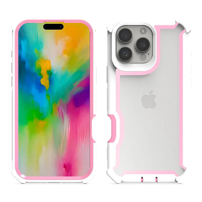 クリア バンパー ネオンフレーム iPhoneケース｜耐衝撃プロテクトデザイン #240108