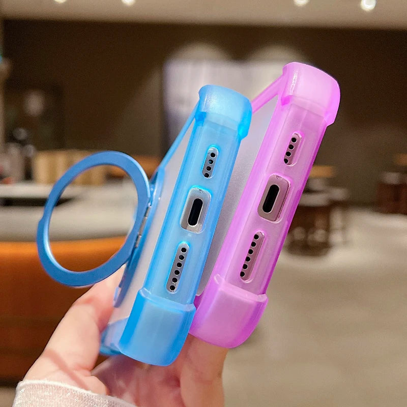 リング付き iPhoneケース｜クリアタイプ・スタンド対応 #240521