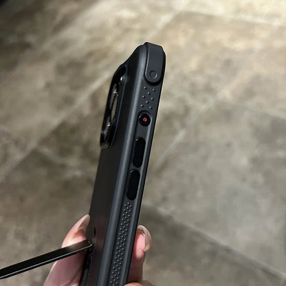 マットカラー スタンド付き Magnet内蔵 iPhoneケース｜耐衝撃・くすみカラー #261267　