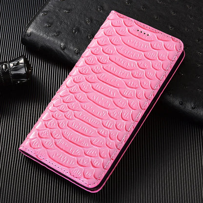 【本革シリーズ】ブックスタイル クロコダイル調 レザー型押し 手帳型 iPhoneケース #240131