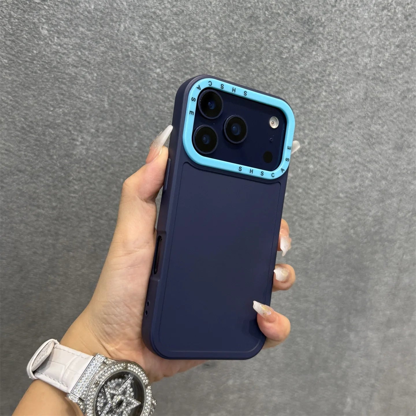 【カラフルバンパーシリーズ】耐衝撃 シリコン TPU カラーライン ネオン バイカラー デザイン スマホケース｜iPhone対応 #251225