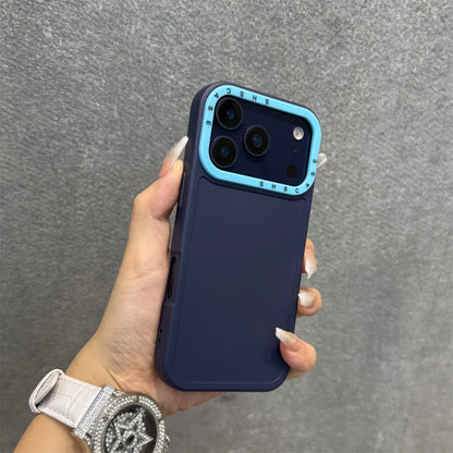 【カラフルバンパーシリーズ】耐衝撃 シリコン TPU カラーライン ネオン バイカラー デザイン スマホケース｜iPhone対応 #251225