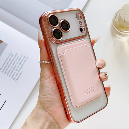 【Magnet内蔵】着脱可能 カードポケット付き クリア ススマホケース｜iPhone対応 #251219