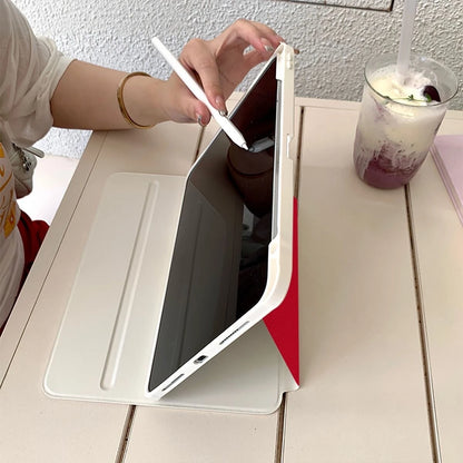 【iPadケース】チェリーチェック 折りたたみスタンドケース レトロ・ガーリー・ポップ #261142