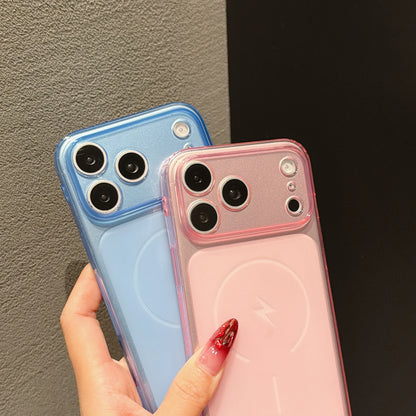 マットクリア Magnet内蔵 iPhoneケース｜シンプル・半透明・耐衝撃 #260628