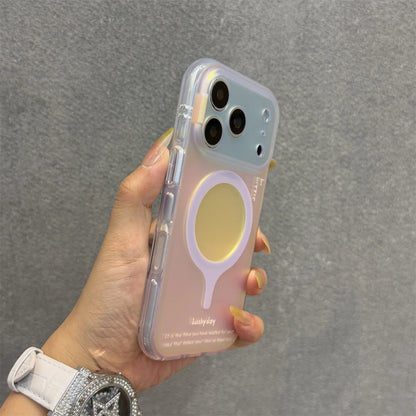 レトロ配色 バイカラー Magnet内蔵 iPhoneケース｜シンプル・おしゃれ #260122