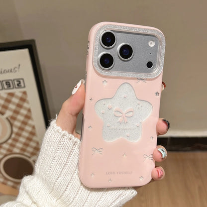 【STAR BOW】星型リボン パステルガーリースマホケース｜iPhone対応 #240930