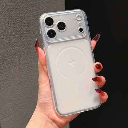マットクリア Magnet内蔵 iPhoneケース｜シンプル・半透明・耐衝撃 #260628