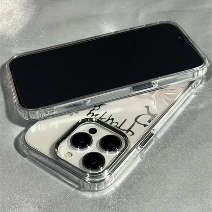 サテンリボンデザイン ミラー iPhoneケース #260309