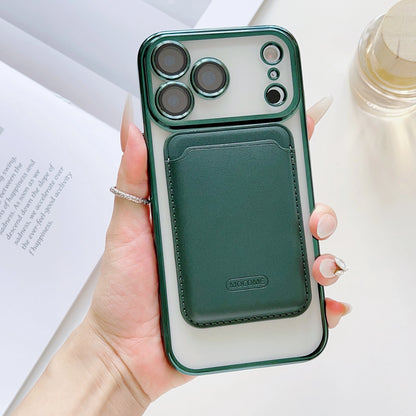 【Magnet内蔵】着脱可能 カードポケット付き クリア ススマホケース｜iPhone対応 #251219