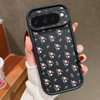 【Google Pixel対応】ボタニカルフラワー スマホケース（全5色）大人かわいい・レトロガーリー #261161