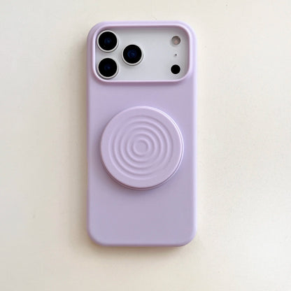 【スタンド付きシリーズ】くすみカラー シンプル無地 マット調スマホケース｜iPhone対応 #251031