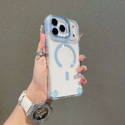 【Magnet内蔵】クリアフレーム リングスタンド デザイン ケース｜iPhone対応 #260124