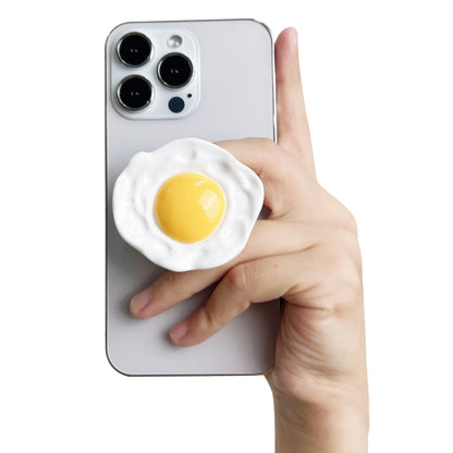 スマホグリップ｜たまご 目玉焼きデザイン スマホスタンド 落下防止 #260425