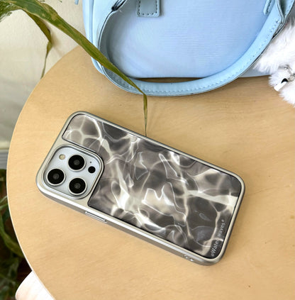 【マーメイドシリーズ】水面パール調 グラデーション 光沢デザイン スマホケース｜iPhone対応 #251222