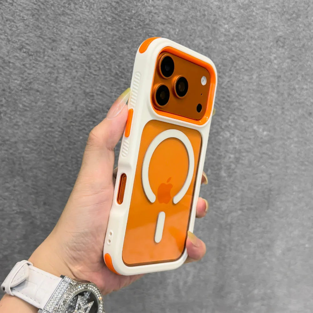 バイカラーフレーム マグネット対応 iPhoneケース｜ポップ・スポーティー・スタイリッシュ  #261038