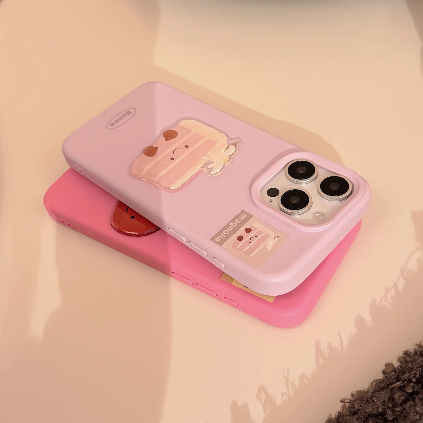 【スイーツシリーズ】キュートケーキデザイン スマホケース｜iPhone対応 #250822
