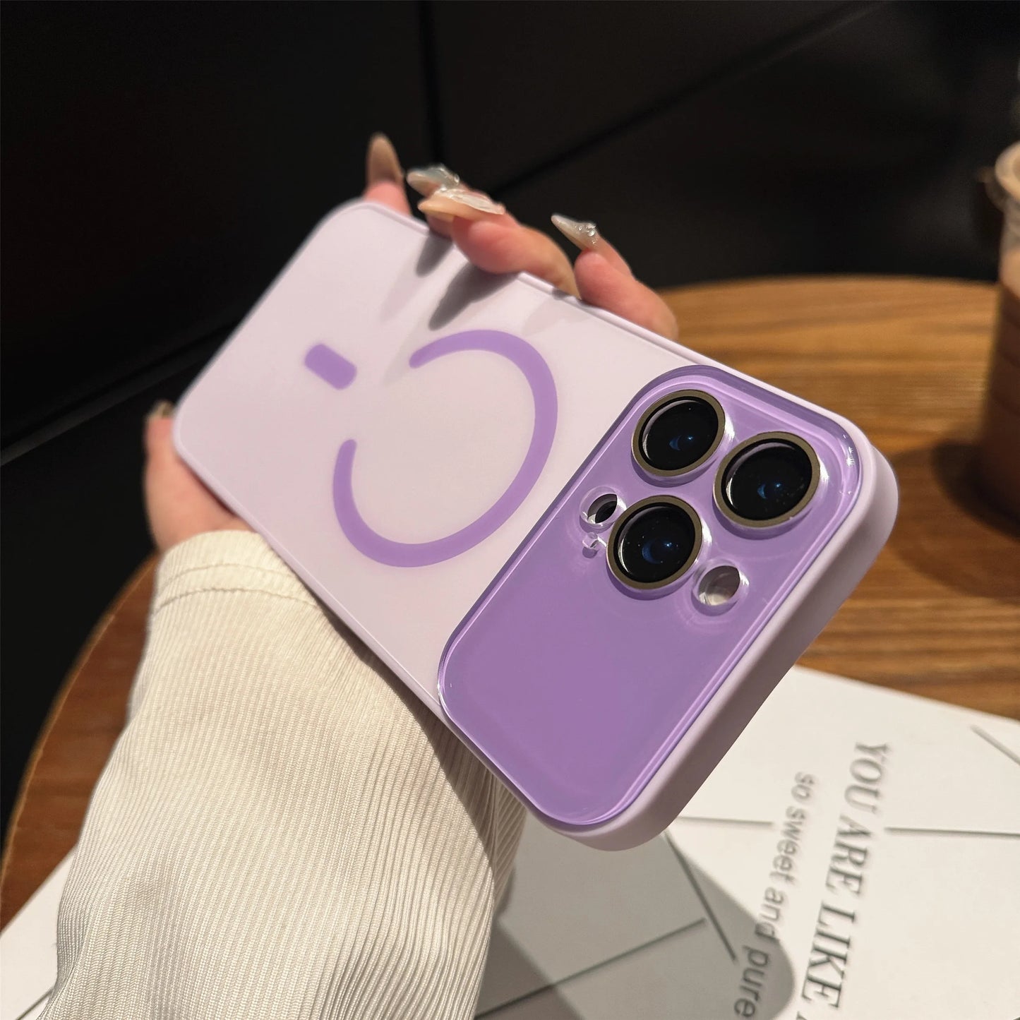 【ワイヤレス充電対応シリーズ】 シンプルおしゃれ マット スマホケース｜iPhone対応 #251104