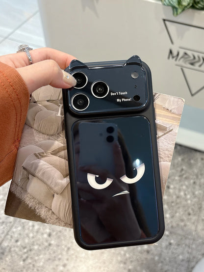 猫耳モチーフ iPhoneケース ミラー付きデザインケース キャラクター・韓国風・ユニーク・個性的 #261097