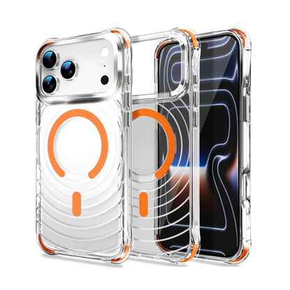 ウォーターリップル バンパー Magnet内蔵 クリアケース iPhoneケース｜耐衝撃・透明感シンプル #260042