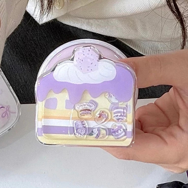 Magnet内蔵 スイーツ ケーキデザイン グリップ付き 韓国 かわいい｜iPhoneケース #260512