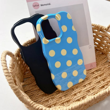 【カラーポルカドット】ポップウェーブスマホケース｜iPhone対応 #250802