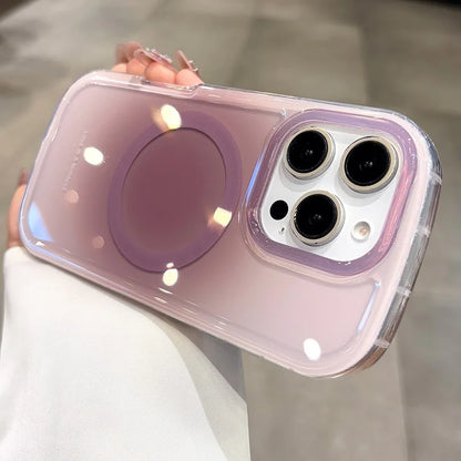 【Magnet内蔵】ふんわりチーク 滲み グラデデザイン｜iPhone対応 #241216