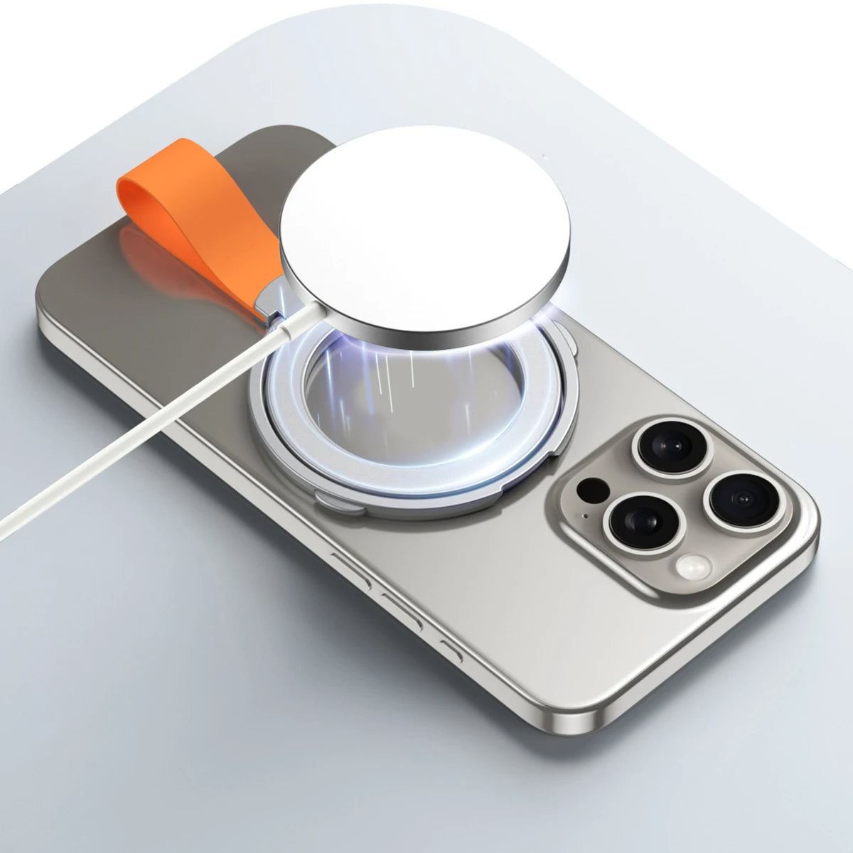 【スマホリンググリップ】メタルリング ハンドル 折りたたみスタンド | Magnet対応 #241104