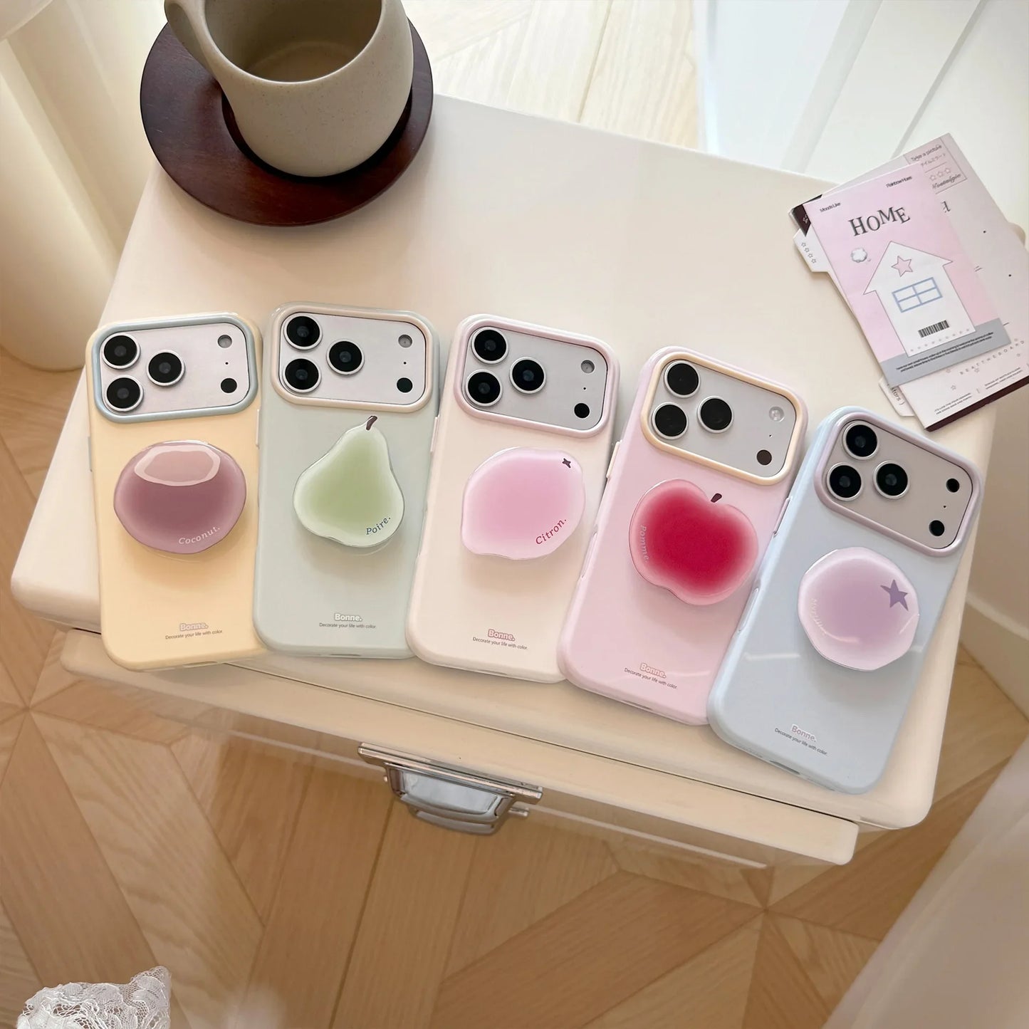 フルーツグリップ キャンディカラー iPhoneケース｜淡色パステル・ゆめかわ #260039