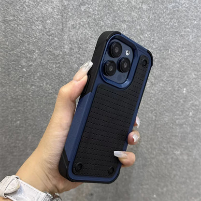 グリップデザイン 耐衝撃 iPhoneケース｜滑り止めバックパネル #240107
