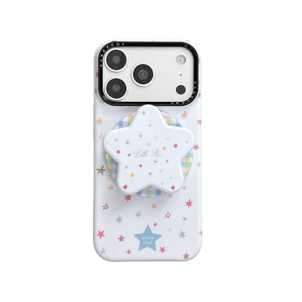 スターポップ グリップ付き iPhoneケース｜ポップデザイン・マグネット内蔵 #231227