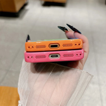 マグネット内蔵 カラフルiPhoneケース (全8色) ビビッド・プレイフル  #261239