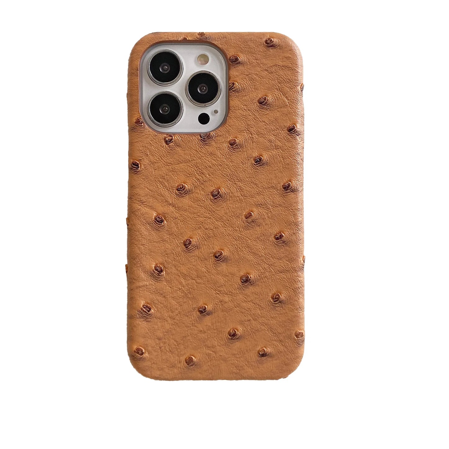 【オース風レザー】型押し PUレザー シンプルスマホケース｜iPhone対応 #240922