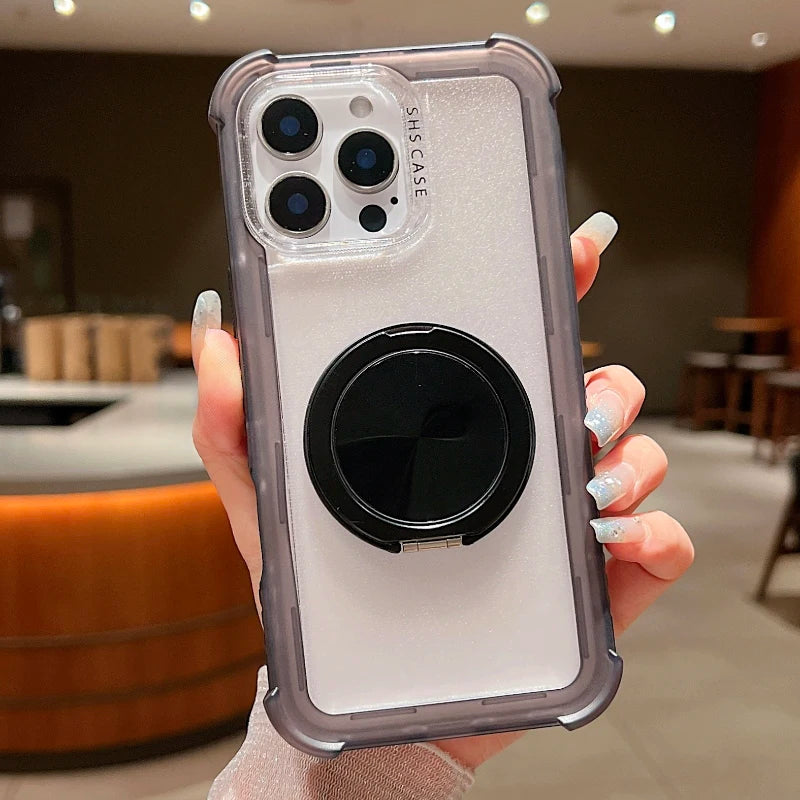 リング付き iPhoneケース｜クリアタイプ・スタンド対応 #240521