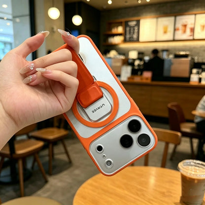 マグネット内蔵 多機能スタンドリング付き iPhoneケース 全6色 スタイリッシュ・モダン・カジュアル #261124
