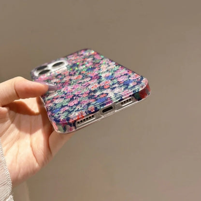 【レトロフラワー】大人可愛い 花柄 クリアケース｜iPhone対応 #250517