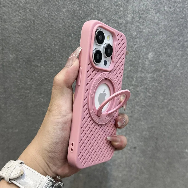 耐衝撃 iPhoneケース ロープストラップ付き マグネット対応 落下防止 スポーツ風デザイン シリコンケース ｜iPhone対応 #250410
