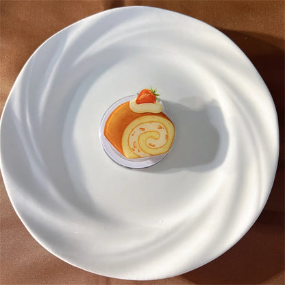 【スマホグリップ】ベーカリーパン クロワッサン ホットケーキ デザイン | Magnet対応 #241108