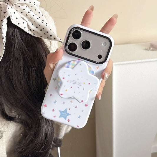 スターポップ グリップ付き iPhoneケース｜ポップデザイン・マグネット内蔵 #231227