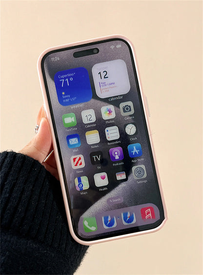 【フルーツシリーズ】キラキラいちご グリッタースマホケース｜iPhone対応 #250828