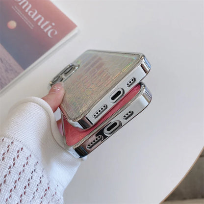 【クロコダイルシリーズ】光沢エナメル調 クロコ型押し スマホケース｜iPhone対応 #250916