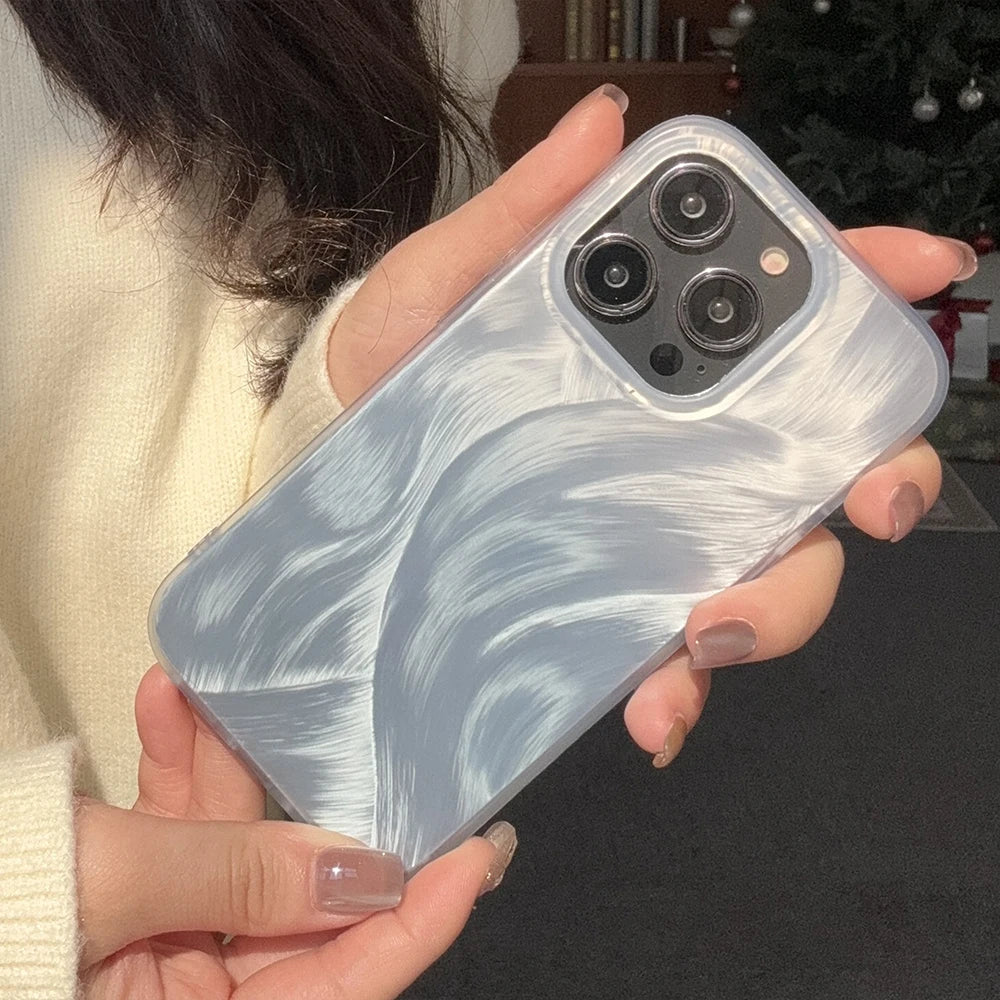 ニュアンス ウェーブ ブラシ グラデーション iPhoneケース #260221