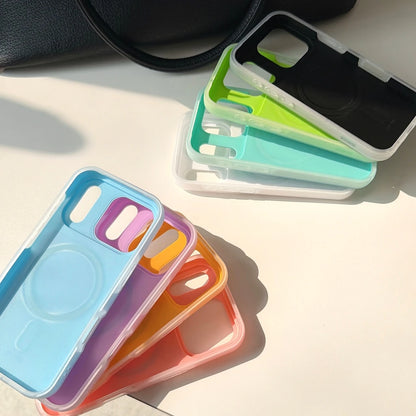 パステル マットカラー iPhoneケース｜マグネット内蔵・シンプルデザイン #231222