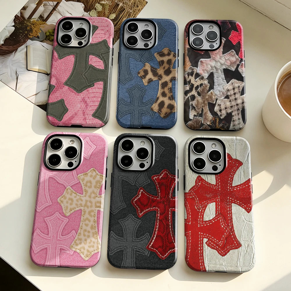 【クロスコレクション】十字架 クロスプリント スマホケース｜iPhone対応 #240726